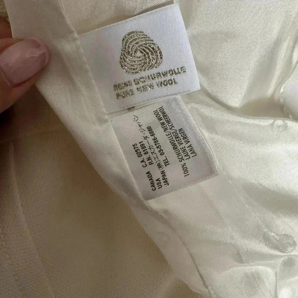 Escada SZ S M Cream Dress Suite - Picture 13 of 15